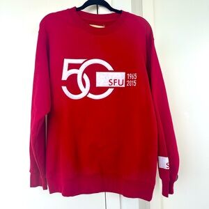 SFU 50th Anniversary sweater brand new never worn